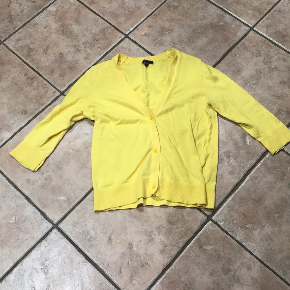 Yellow Gap Cardigan